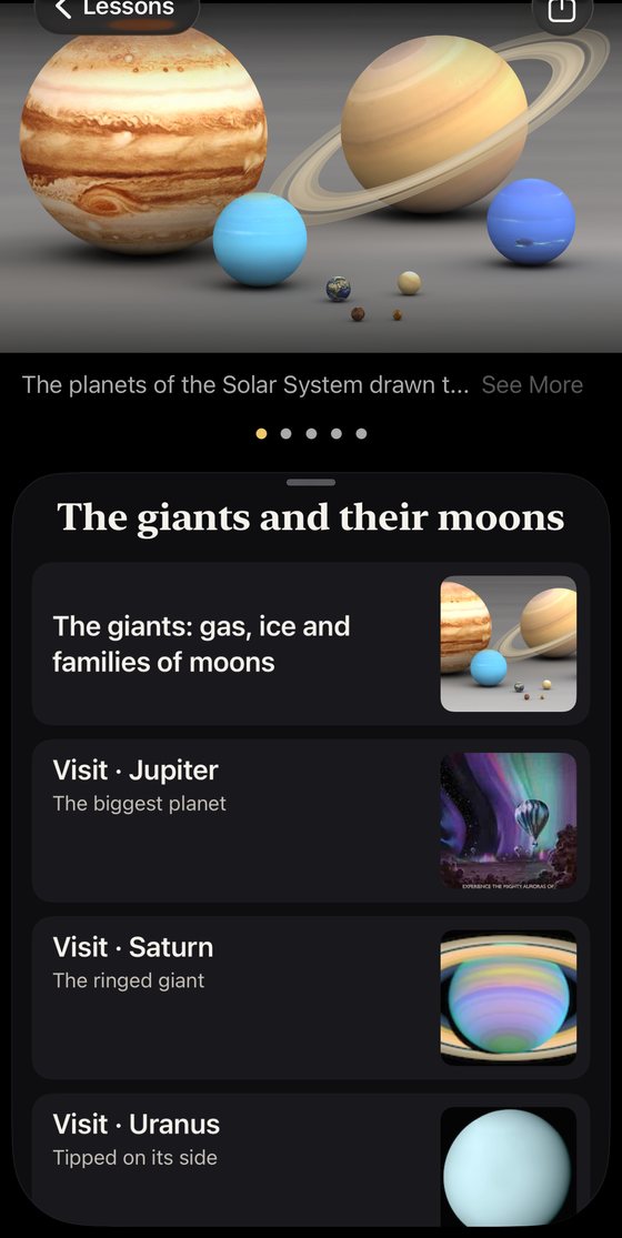A course in astronomy.